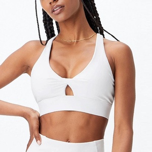 Conjuntos de sujetador y pantalones cortos acolchados para mujer, de entrenamiento de la mejor calidad al por mayor, con cordones, a juego, Sexy, para gimnasio, Fitness, Yoga, motorista - Product Image 6