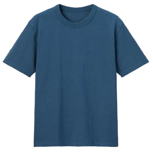 T-shirt à manches courtes et col rond pour hommes du Bangladesh, 100% coton, avec épaules tombantes, logo personnalisé, grande taille, tendance - Product Image 2