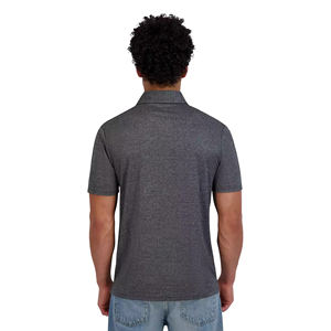 Haute qualité hommes pour polo à manches courtes 100% coton personnalisé DTF Logo imprimé poche respirant grande taille tricoté - Product Image 6