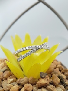 Anillo de diamante de boda de compromiso solitario de lujo personalizado 14K 18K oro 925 Plata VVS Moissanite Corazón de moda 100% fiestas - Product Image 6