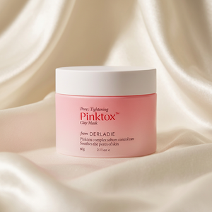 Masque d'argile Pinktox DERLADIE de haute qualité 60g, masque pour le visage, resserrement des pores, soin à l'argile rose fraîche, masque coréen - Product Image 1