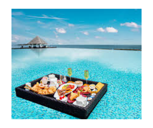 ตะกร้าหวายลอยน้ำสำหรับใส่อาหารเช้าแบบพรีเมี่ยมตะกร้าหวายสำหรับเสิร์ฟสระน้ำตะกร้าใส่อาหารเช้าแบบลอยน้ำได้สำหรับกลางแจ้ง - Product Image 6