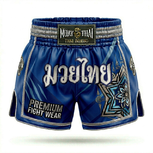 Shorts de Muay Thai OEM avec logo personnalisé, en polyester satiné, pour la boxe, le kickboxing et les arts martiaux, fabrication en gros - Product Image 1