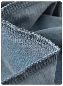 Camiseta de gran tamaño con estampado de lavado ácido para hombre, algodón pesado, manga corta, Color sólido, Impresión de logotipo personalizado - Product Image 5