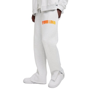 Pantalones de chándal lavados personalizados al por mayor, pantalones de chándal apilados, pantalones holgados vintage, pantalones de hombre, pantalones de alta calidad - Product Image 1