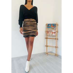 ชุดเดรสลำลองลายม้าลายถัก 841 - Product Image 2