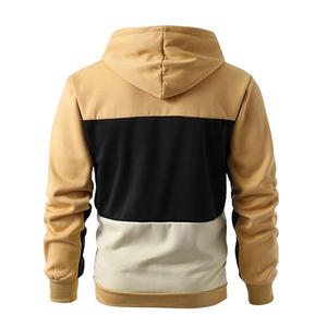 Sudadera con capucha de lana de algodón 100% pesado de alta calidad, cremallera de gran tamaño, logotipo personalizado anticontracción, diseño de Jersey, estilo con cremallera - Product Image 2