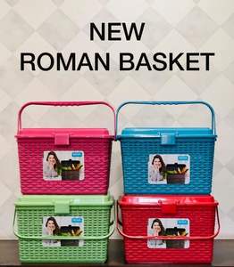 Panier de courses multi-usages en plastique ovale sans roues, capacité de charge de 0 à 50 kg, pour supermarché, entretien ménager, matériau vierge, vente en gros - Product Image 6