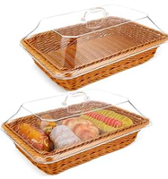 Panier en osier naturel beige et bleu en herbe de Sabai tressé à la main, écologique, pour la maison, les restaurants et les cafés - Vente en gros Ecowoodies