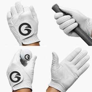Gants de golf en cuir personnalisés avec logo de marque, design personnalisé, gants de golf pour les deux mains / Gants de golf pour la main gauche les plus vendus - Product Image 2