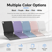 Funda con Teclado Magnético Flotante para Tablet, Estilo Mágico Personalizado, con Panel Táctil de Vidrio, Cuerpo de Aleación y Control Multigestual