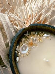 2025 bougies de coquille de noix de coco brillantes écologiques élégance naturelle fournitures de vacances de noël idées cadeaux - Product Image 3