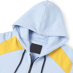 Bajo MOQ bordado 100% algodón personalizado impreso Casual hombres invierno de talla grande sudaderas con capucha manga larga tela cómoda servicio OEM - Product Image 6