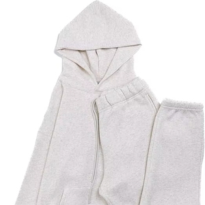 Ensembles pour hommes et femmes, sweat-shirts à capuche surdimensionnés, survêtements, automne-hiver, polaire chaud, sweat-shirt à capuche - Product Image 1