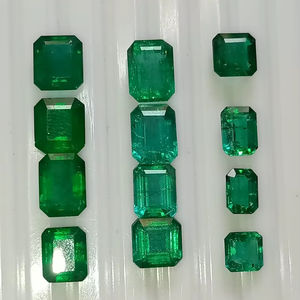 อัญมณีแซมเบียธรรมชาติที่แวววาวแวววาวสูงเจียระไนแบบเหลี่ยมเพชรพลอยสำหรับการทำเครื่องประดับตามความต้องการขายส่ง - Product Image 1