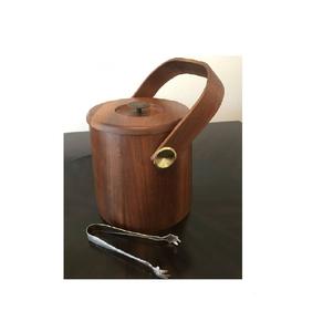 Cubo de hielo de madera al por mayor, Enfriador de bebidas, mangos de madera, vajilla para fiestas, cubo de hielo decorativo - Product Image 1