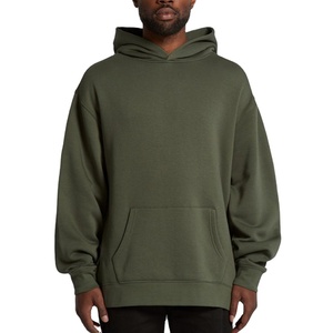 เสื้อฮู้ดดี้ผู้ชายผ้าฟลีซหนานุ่มคุณภาพสูง สกรีนโลโก้ตามสั่ง ทรงหลวม ไหล่ตก มีกระเป๋า เหมาะสำหรับฤดูหนาว - Product Image 1