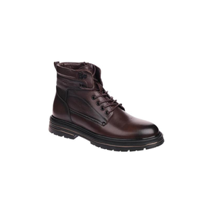 M1159 Men's Lace-up Classic Genuine Leather Boots Slip Resistant Autumn Winter Casual Walking Footwear - Product Image 2