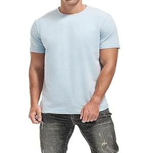 Camiseta de entrenamiento de ropa de gimnasio para hombres En stock Camisetas de manga corta estampadas de secado rápido de manga corta para entrenamiento de calle para hombres - Product Image 1
