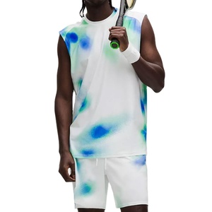New Design Washed <b>Men's</b> Fashionable Sporty Breathable Quick Dry Tank Top High Street Outdoor Summer Arrival Heavyweight 100% - Product Image 2