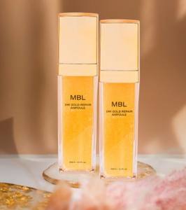 Ampolla de reparación de oro MBL 24K, cosmética coreana con péptidos de ácido hialurónico de adenosina para una piel hidratada juvenil radiante - Product Image 2