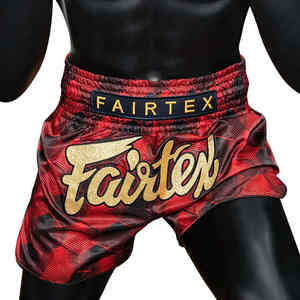 Venta caliente Fairtex Shorts para hombres MMA Boxing Shorts Diseño de impresión personalizado Cómodo Poliéster Spandex Tela Tamaño adulto - Product Image 4