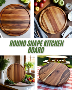 Bloque de carnicero de madera maciza de Acacia para cocina, comedor, sala de estar, baño al aire libre, hogar, oficina, tabla de cortar gruesa moderna - Product Image 4