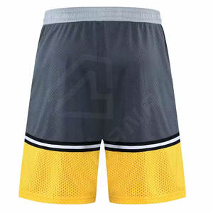 Pantalones cortos de gimnasio de baloncesto para hombre con logotipo personalizado de alta calidad proveedor al por mayor pantalones cortos deportivos de verano de malla transpirable impresos por sublimación - Product Image 3