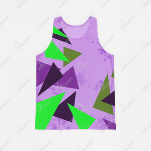 Men's Custom <b>Printed</b> Sublimated Polyester Tank Top Slim Fit Breathable Casual Wear Lightweight and Durable for Active Men. - Product Image 4