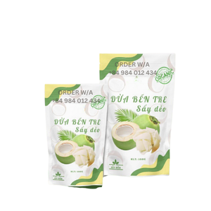 100% Natural Organic Coconut Slices Premium Dehydrated Dried Food Vacuum Pack <b>Packaging</b> - Product Image 4