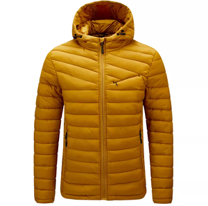 Custom Wholesale OEM Custom Nylon Winter Quilted <b>Bubble</b> <b>Coat</b> Men Puffer Jackets Stand Front Regular Length 2026 DDP Shipping - Product Image 2