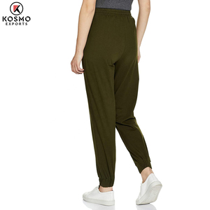 <b>Women's</b> Organic Bamboo Jogger Pants Eco-Friendly Streetwear <b>Sweatpants</b> with Flat Front Style Sustainable Joggers - Product Image 3