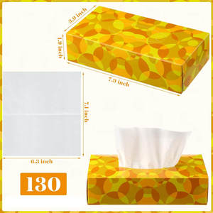 Tissues Box Bulk Household Bathroom Kitchen Office Car and Home Abstract Geometry Design Wholesale Price Oem Printing - Product Image 3