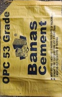 Sac en plastique de 50kg de sac de ciment tissé par pp pour l'approvisionnement d'usine d'emballage de construction