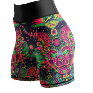 กางเกงกีฬาขาสั้นผู้ชายขาวดำ - Product Image 2