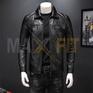 2023 veste en cuir pour hommes personnalisée veste en cuir de moto pour hommes manteau pour hommes par MAXFIT ENTERPRISES - Product Image 2