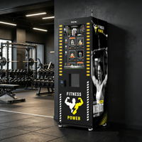 Distributeur automatique de boissons protéinées et de café TCN 24h/24 et 7j/7 pour les salles de sport et les clubs de fitness avec plusieurs ingrédients et nettoyage automatique