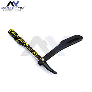 Rasoir droit professionnel pour barbier, en acier inoxydable, pliable, rasoir classique pour rasage humide, façonnage de la barbe, résultats de toilettage - Product Image 4