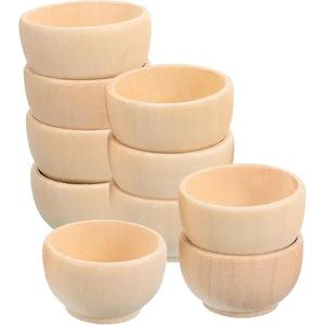 Rustic Wooden Bowl Handmade <b>Decorative</b> Wooden Bowl For Salad Fruit Serving Kitchen Dining Vintage Style Home <b>Table</b> <b>Accessories</b> - Product Image 6
