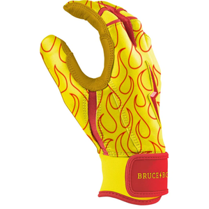 Guantes de Bateo de Béisbol Profesionales Bruce Bolt de Calidad Superior, Cuero Dividido Premium Antideslizante, Logotipo y Diseño Personalizados - Product Image 4