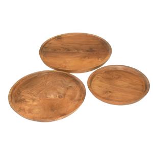 ถาดตกแต่งอาหารขัดเงาธรรมชาติใช้ในห้องครัวบ้านถาดเสิร์ฟอาหารถาดตกแต่งด้วยมือ - Product Image 1