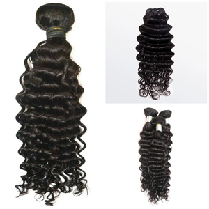 Cheveux Naturels à Vague Profonde Remy, Texture Douce et Soyeuse, Trame Mongole - Product Image 6