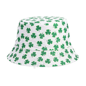 Chapeaux seau respirants à logo personnalisé quantité minimale de commande bas Chapeau de paille universel en coton uni avec fourrure de créateur pour les activités de plein air - Product Image 2