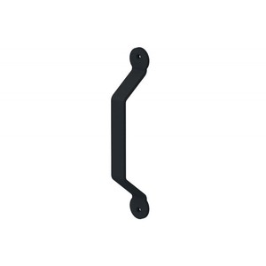 Poignée de porte trapézoïdale DESIGN LINE 228x32mm-Noir Mat - Product Image 1