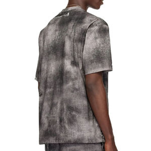 OEM New Arrival acid Washed Distressed T-shirt Men Crew Neck Oversized 100% Cotton High Quality Vintage <b>Tie</b> Dye T-shirt for men - Product Image 6