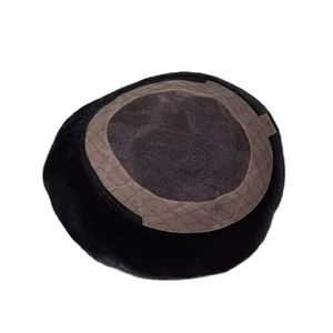 Prótesis capilar de cabello humano con base mono, peluca de cabello humano con base mono, cabello Taz BD - Product Image 4