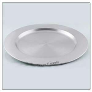 Plaque de présentation élégante en acier inoxydable de qualité supérieure, parfaite pour les hôtels de mariage et les restaurants raffinés, disponible à bas prix - Product Image 2