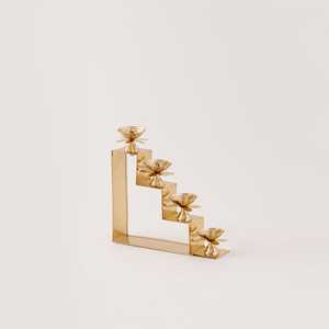 Escalera de latón Diyas Elegantes elementos decorativos de latón pulido para escalera en tamaños pequeños a extragrandes - Product Image 5