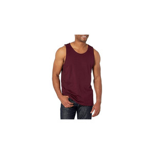 Service OEM, débardeur de sport décontracté en maille respirante personnalisé pour hommes - Polyester/coton de haute qualité, couleurs personnalisées, logo, musculation - Product Image 1