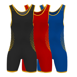 Débardeur de lutte confortable à séchage rapide pour hommes avec logo à l'avant Dernier design - Product Image 4